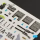 Kelik K72278 1/72 F/A-18a Interior 3d Decals For Academy 12411