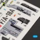 Kelik K72278 1/72 F/A-18a Interior 3d Decals For Academy 12411