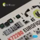 Kelik K72280 1/72 Eurofighter Typhoon Interior 3d Decals For Hasegawa