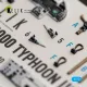 Kelik K72281 1/72 Eeurofighter Typhoon Ef-2000 Interior 3d Decals For Italeri
