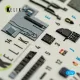 Kelik K72282 1/72 F/A-18c Early Interior 3d Decals For Academy 12411