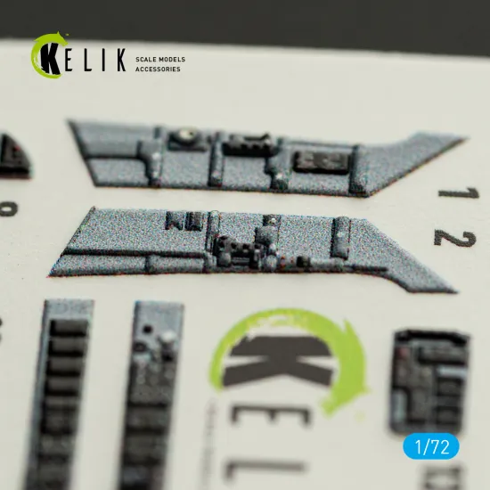 Kelik K72282 1/72 F/A-18c Early Interior 3d Decals For Academy 12411