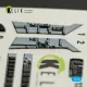 Kelik K72282 1/72 F/A-18c Early Interior 3d Decals For Academy 12411