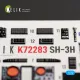 Kelik K72283 1/72 Sh-3h Sea King Interior 3d Decals For Foreart