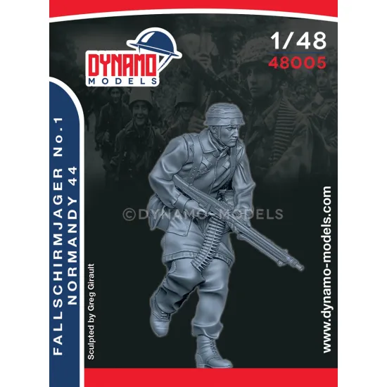 Dynamo Models 48005 1/48 Fallschirmjager 1 Normandy 1944 Ww2 3d Printed Kit