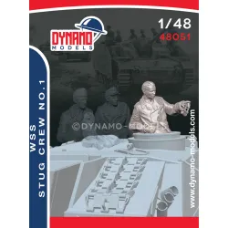 Dynamo Models 48051 1/48 Wss Stug Commander 3d Printed Resin Kit