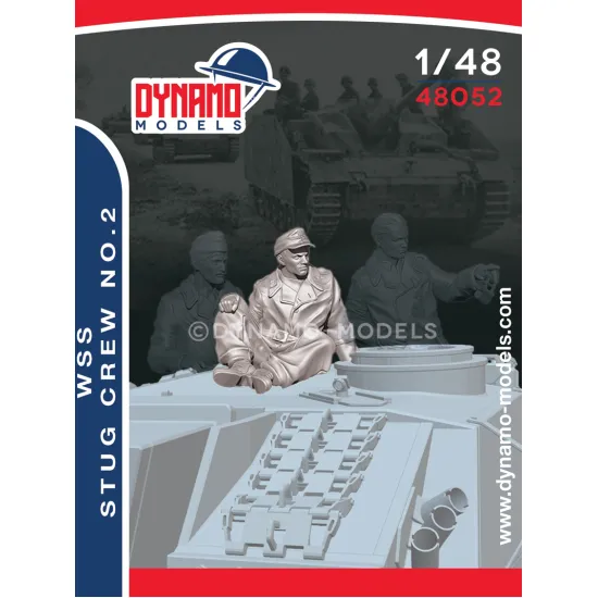 Dynamo Models 48052 1/48 Wss Stug Crew 3d Printed Resin Kit