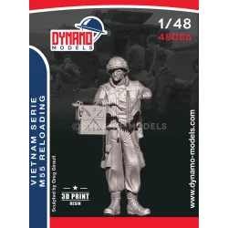 Dynamo Models 48086 1/48 Vietnam Reloading The M55 3d Printed Resin Kit