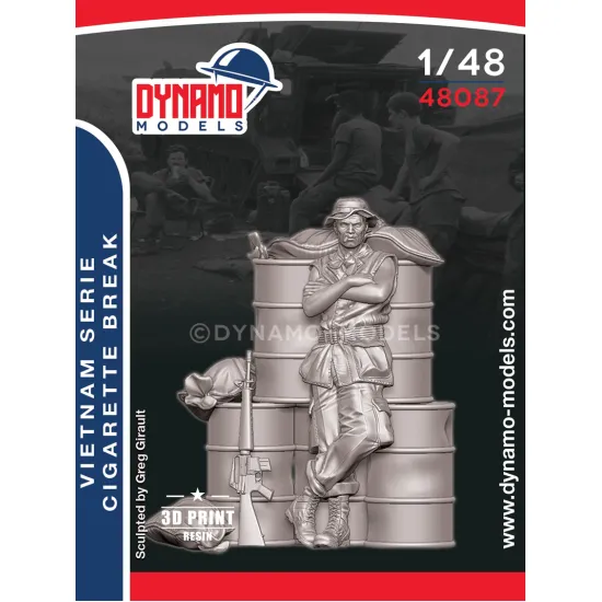 Dynamo Models 48087 1/48 Vietnam Cigarette Break 3d Printed Resin Kit