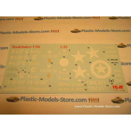 Studebaker US6 WWII Army Truck 1/35 ICM 35511