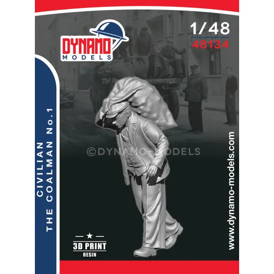 Dynamo Models 48134 1/48 Civilian Coalman 3d Printed Resin Kit
