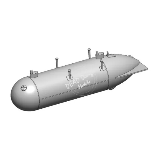 Dead Design 3d48003 1/48 Ki-43 Ii Hayabusa Early Drop Tanks 3d Printed Kit