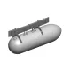 Dead Design 3d72004 1/72 Ki-43 Ii Hayabusa Late Drop Tanks 3d Printed Kit
