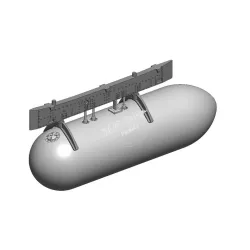Dead Design 3d48004 1/48 Ki-43 Ii Hayabusa Late Drop Tanks 3d Printed Kit