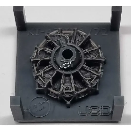 Dead Design 3d72001 1/72 Ki-43 Ii Hayabusa Ha-115 Engine 3d Printed Kit