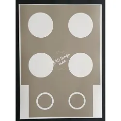 Dead Design Vm32050 1/32 Painting Mask For Ki-61 Hien Markings