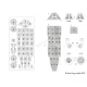 Dead Design Vm48004 1/48 Painting Canopy Mask D4y1/4 Suisei Judy For Fine Molds