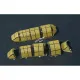 Dead Design Vm48024 1/48 Painting Canopy Mask D3a Val For Hasegawa