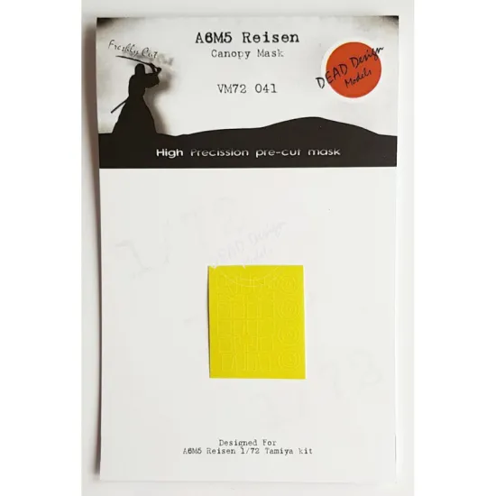 Dead Design Vm72041 1/72 Painting Canopy Mask A6m5 Reisen For Tamiya