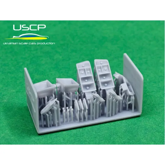 Uscp 24a126 1/24 Mercedes 500sec C126 Detail-up Set Resin Kit