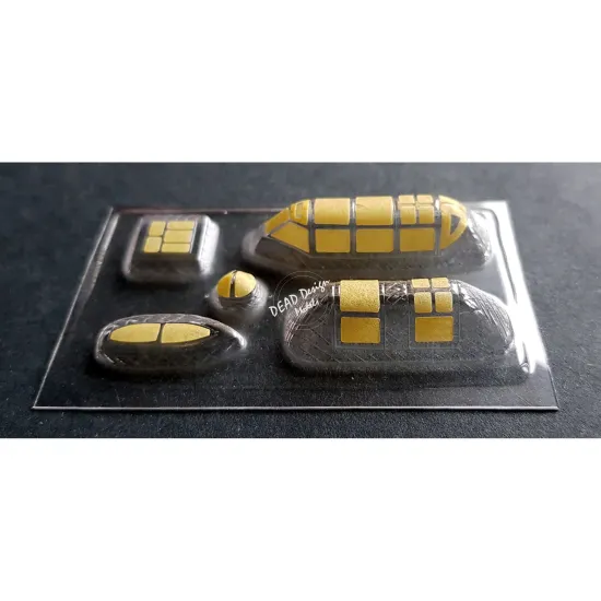 Dead Design Cm72002 1/72 J1n1 Gekko Vacu Canopy And Mask For Fujimi