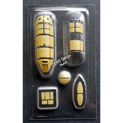 Dead Design Cm72002 1/72 J1n1 Gekko Vacu Canopy And Mask For Fujimi