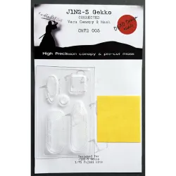 Dead Design Cm72005 1/72 J1n2 Gekko Vacu Canopy And Mask For Fujimi