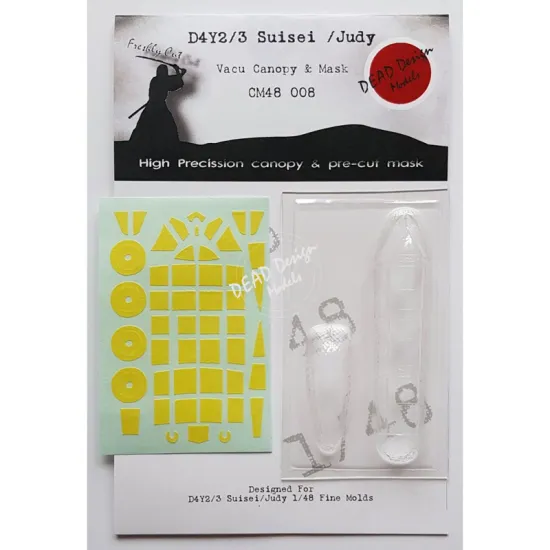 Dead Design Cm48008 1/48 D4y2/3 Suisei Vacu Canopy And Mask For Fine Molds