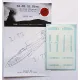 Dead Design Sm72003 1/72 Set Of Spray Mask Ki-61 Id Hien Control Surfaces Tamiya