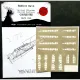 Dead Design Sm72029 1/72 Set Of Spray Mask B5n Kate Control Surfaces Hasegawa