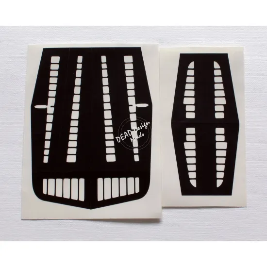 Dead Design Sm48001 1/48 Set Of Spray Mask Ki-15 And C5m2 Control Surfaces Fine Molds