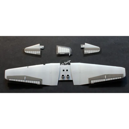Dead Design Sm48001 1/48 Set Of Spray Mask Ki-15 And C5m2 Control Surfaces Fine Molds