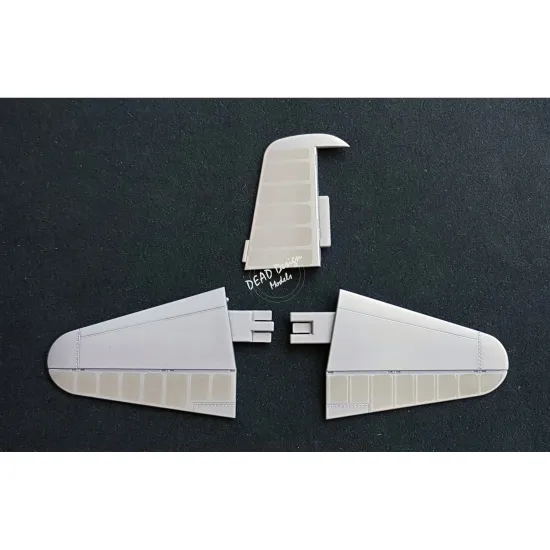 Dead Design Sm48001 1/48 Set Of Spray Mask Ki-15 And C5m2 Control Surfaces Fine Molds