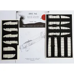 Dead Design Sm48016 1/48 Set Of Spray Mask D3a1 Val Control Surfaces Hasegawa