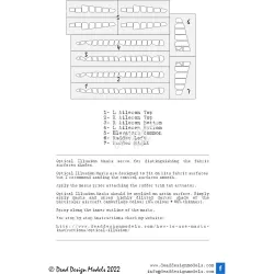 Dead Design Sm32008 1/32 Set Of Spray Mask A6m2b Reisen Control Surfaces Tamiya