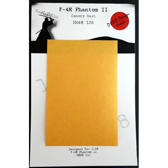 Dead Design Nm48135 1/48 Painting Canopy Mask F-4e Phantom Ii For Meng