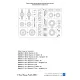 Dead Design Nm48318 1/48 Painting Mask Lightning F.1/2/6 Insignias For Airfix