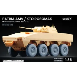 Scalex Wm-35062 1/35 Patria Amv / Kto Rosomak Mpt Agile Ordinary Wheel Set Ibg