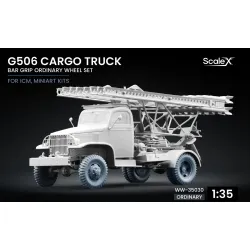 Scalex Ww-35030 1/35 G506 Cargo Truck Bar Grip Ordinary Wheel Set Icm Miniart