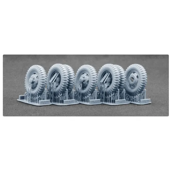 Scalex Ww-35030w 1/35 G506 Cargo Truck Bar Grip Weighted Wheelset Icm Miniart