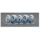 Scalex Ww-35030w 1/35 G506 Cargo Truck Bar Grip Weighted Wheelset Icm Miniart