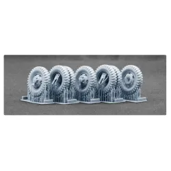 Scalex Ww-35031 1/35 G506 Cargo Truck Sure Grip Ordinary Wheel Set Icm Miniart
