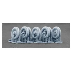 Scalex Ww-35031w 1/35 G506 Cargo Truck Sure Grip Weighted Wheelset Icm Miniart