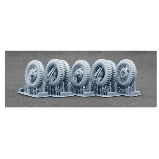 Scalex Ww-35031w 1/35 G506 Cargo Truck Sure Grip Weighted Wheelset Icm Miniart