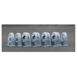Scalex Ww-35033 1/35 Studebaker Us6 Bar Grip Ordinary Wheel Set Icm