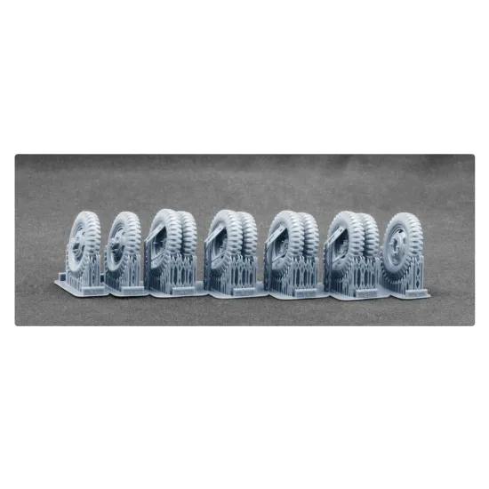Scalex Ww-35033w 1/35 Studebaker Us6 Bar Grip Weighted Wheel Set Icm