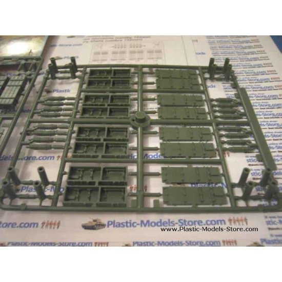 122mm Artillery shells for howitzer 16 boxes 1/35 SKIF 503