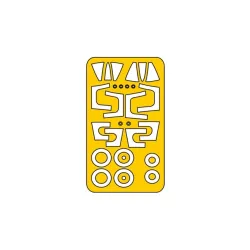 Dead Design Nm72299 1/72 Painting Canopy Mask F-104j Starfighter For Fine Molds