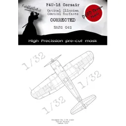 Dead Design Sm32042 1/32 Set Of Spray Mask F4u-1d Corsair For Tamiya