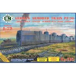 Umt 715 1/72 German Armored Train Pz-30 Army Group Center Summer 1944 Basic Version